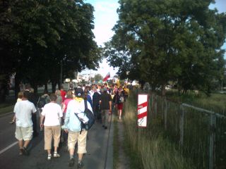 W Wejherowie przed przejazdem kolejowym